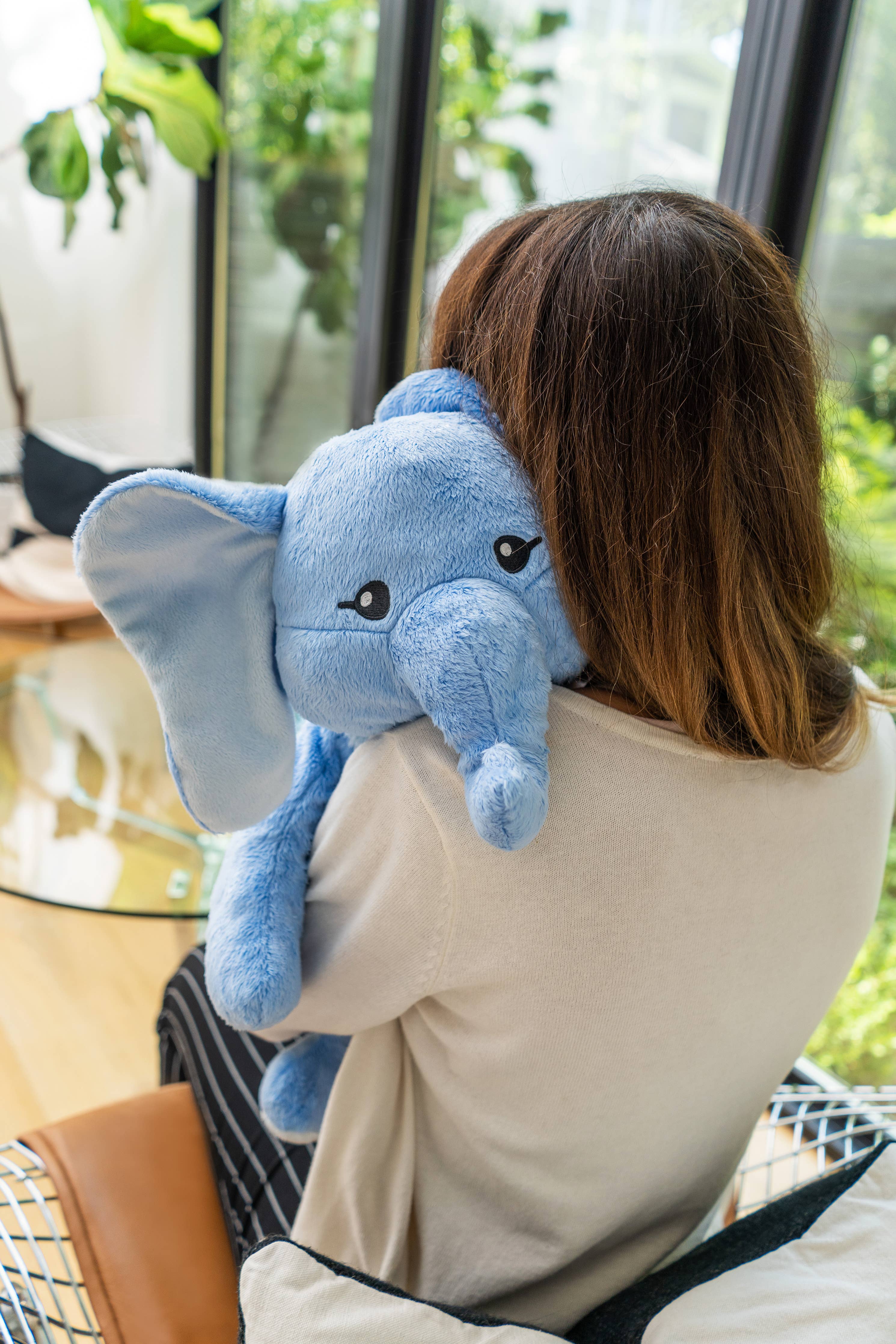 Image of Hugimals World - Hugimals Weighted Self-Care Tools Emory The Elephant